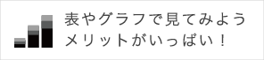 表やグラフで見てみようメリットがいっぱい！