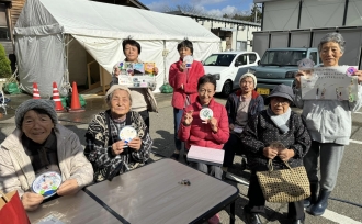 うどん炊き出しは大好評