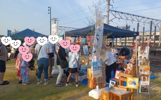 たどつ駅前夜市に参加しました!地域の皆様との素敵な夏のひととき