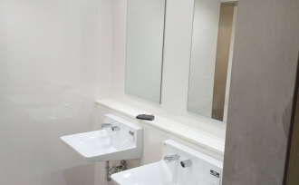 丸亀市地下駐車場🚽トイレ工事完成間近!