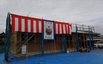 H様邸の棟上げ㊗