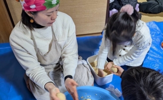 ホームオーナー様・にじの百姓さんのお味噌作り体験!
