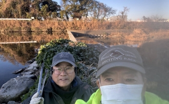 第二土曜日朝は金倉川清掃!