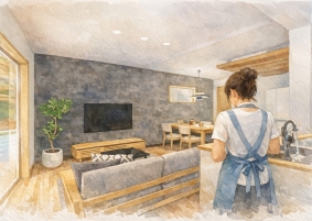 おかえり動線の住まい