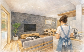 おかえり動線の住まい