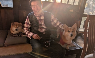 人気者のスティーブとハルinさぬき広島🐶🐶✨